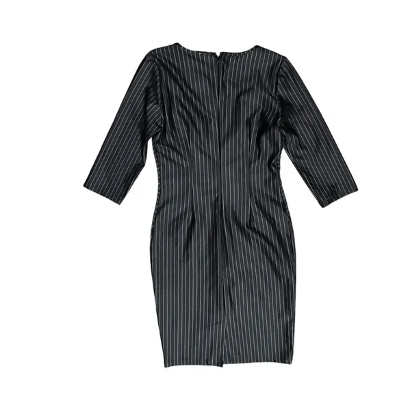 Vfshow Vfemage Pinstripe Midi Pencil Dress - Picture 3 of 5